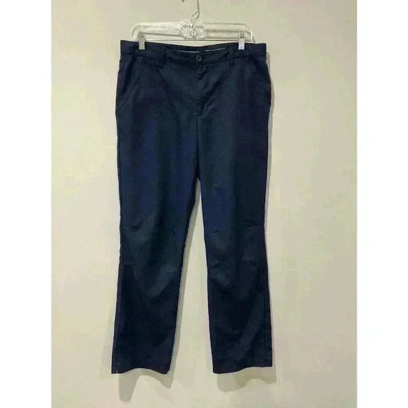 IZOD Men’s Golf Slim Fit Pants Navy Blue 33x32 - Picture 1 of 7